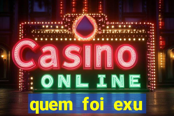 quem foi exu caveira em vida